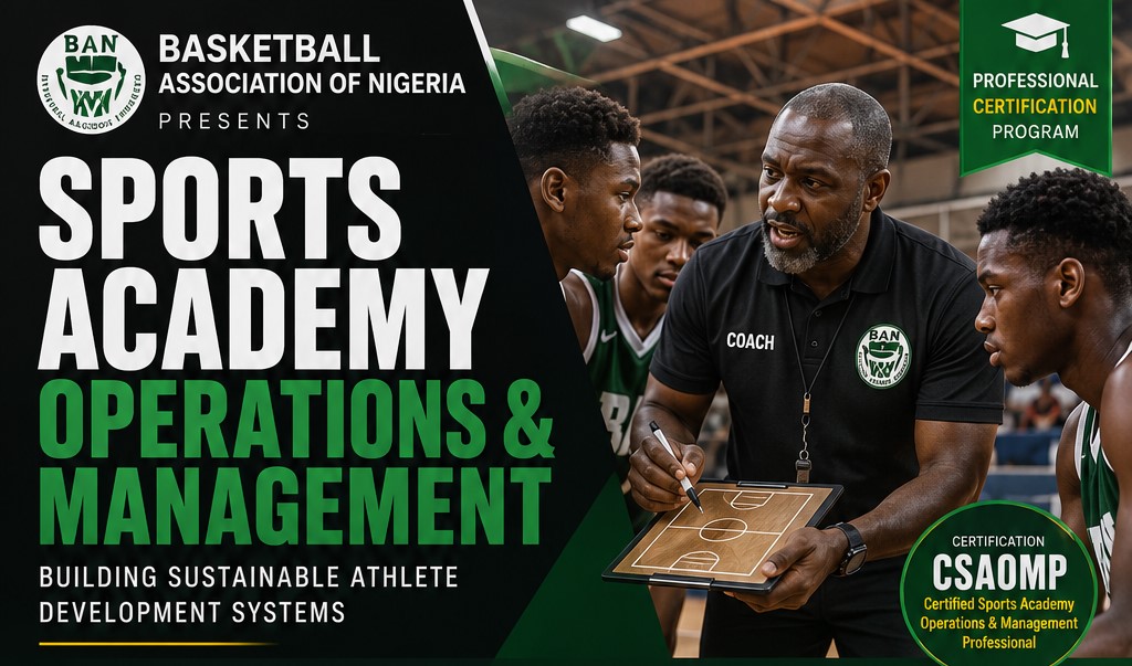 Professional certificate in sports Academy Operations & management – building sustainable athlete development systems